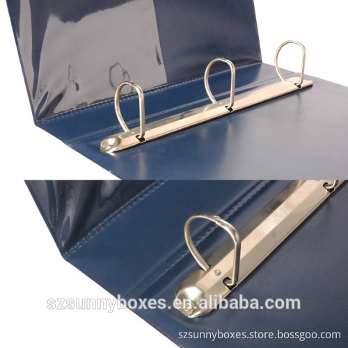 Wholesale PVC Printing 3 Ring Binder Decorative File Folder With Inner Pocket